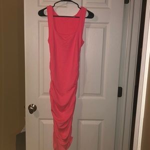 Sexy Ruched Sleeveless Tank Dress